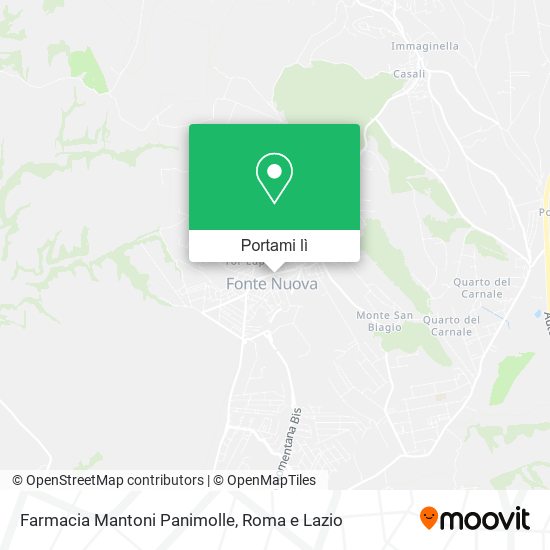 Mappa Farmacia Mantoni Panimolle