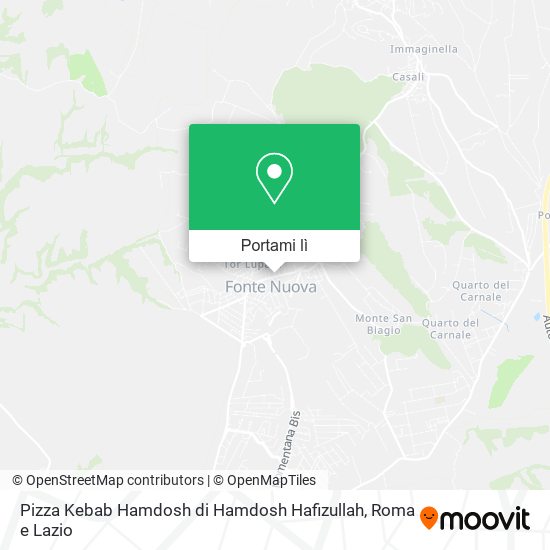 Mappa Pizza Kebab Hamdosh di Hamdosh Hafizullah
