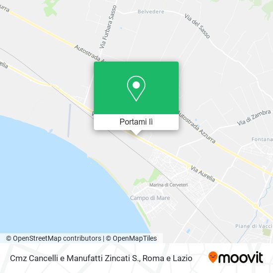 Mappa Cmz Cancelli e Manufatti Zincati S.