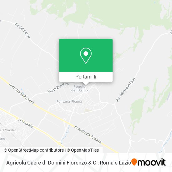 Mappa Agricola Caere di Donnini Fiorenzo & C.