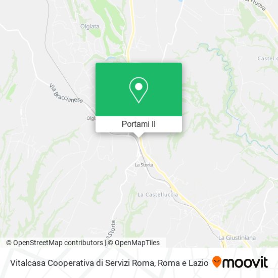 Mappa Vitalcasa Cooperativa di Servizi Roma