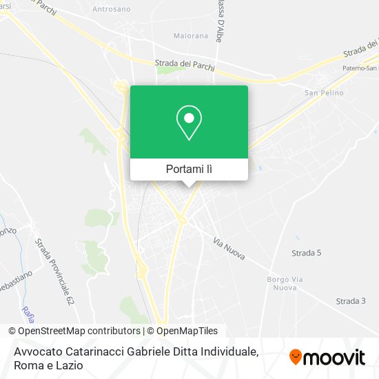 Mappa Avvocato Catarinacci Gabriele Ditta Individuale