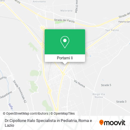 Mappa Dr.Cipollone Italo Specialista in Pediatria
