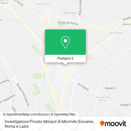 Mappa Investigatore Privato Morpol di Mormile Giovanni