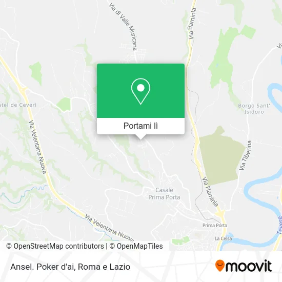 Mappa Ansel. Poker d'ai