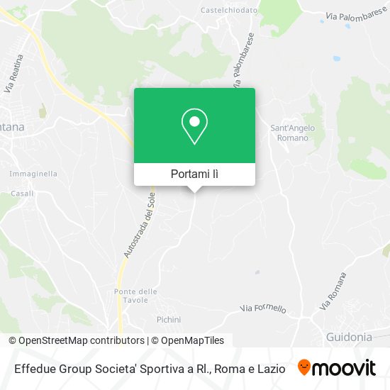 Mappa Effedue Group Societa' Sportiva a Rl.