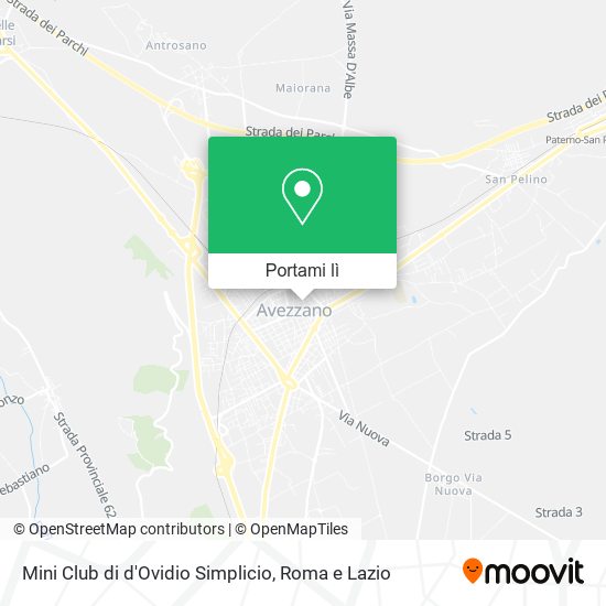 Mappa Mini Club di d'Ovidio Simplicio