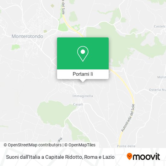 Mappa Suoni dall'Italia a Capitale Ridotto