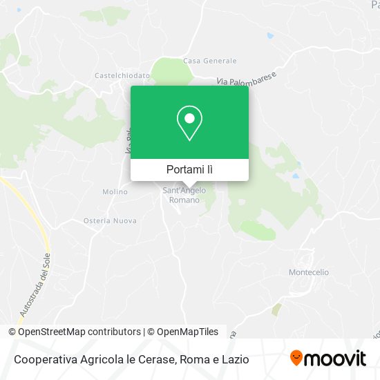 Mappa Cooperativa Agricola le Cerase