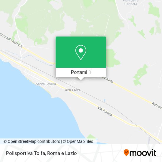 Mappa Polisportiva Tolfa