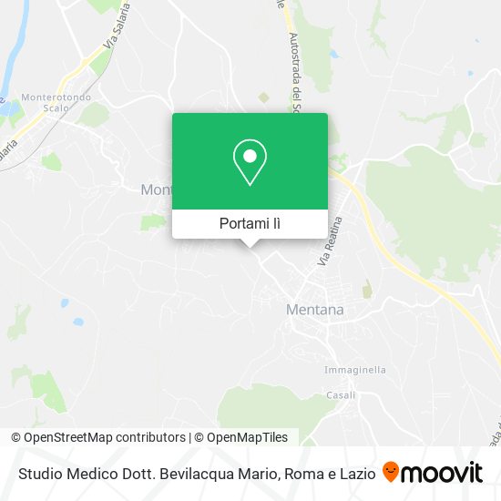 Mappa Studio Medico Dott. Bevilacqua Mario