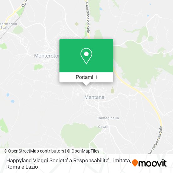 Mappa Happyland Viaggi Societa' a Responsabilita' Limitata