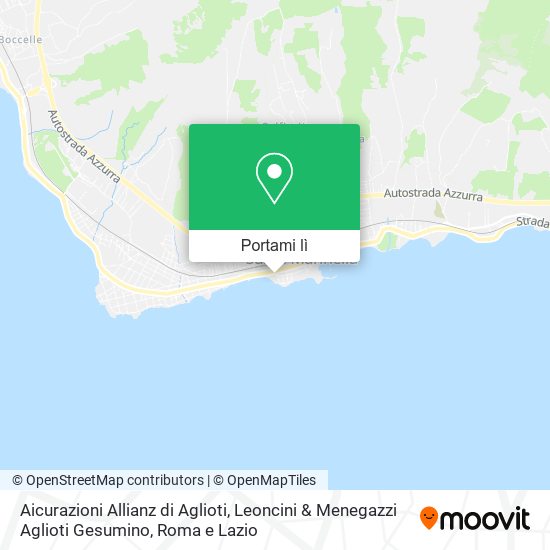 Mappa Aicurazioni Allianz di Aglioti, Leoncini & Menegazzi Aglioti Gesumino