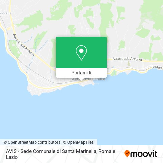 Mappa AVIS - Sede Comunale di Santa Marinella