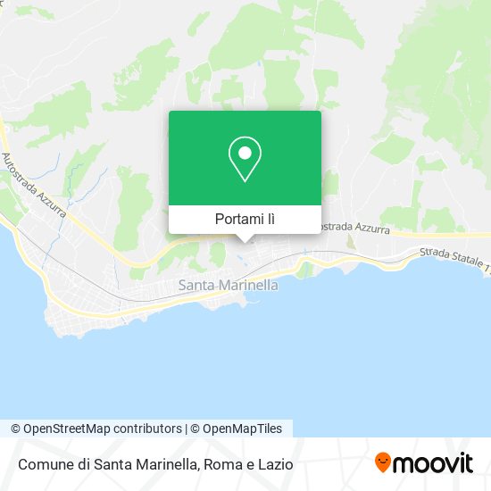 Mappa Comune di Santa Marinella