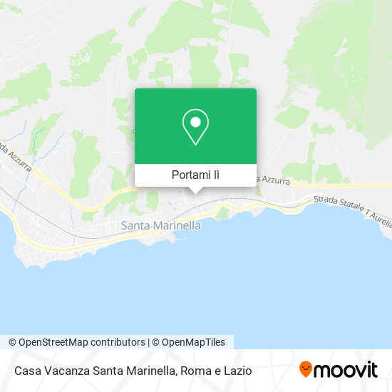 Mappa Casa Vacanza Santa Marinella