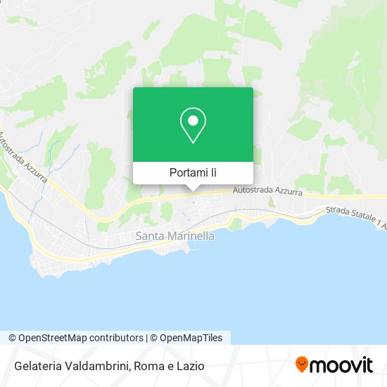 Mappa Gelateria Valdambrini