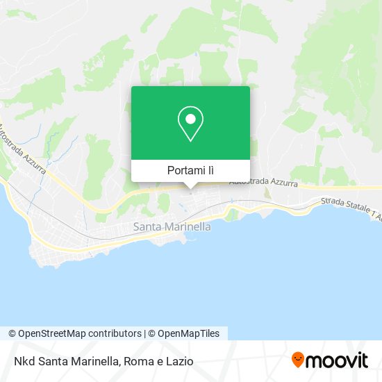 Mappa Nkd Santa Marinella