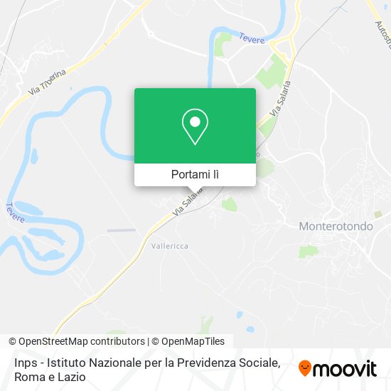 Mappa Inps - Istituto Nazionale per la Previdenza Sociale