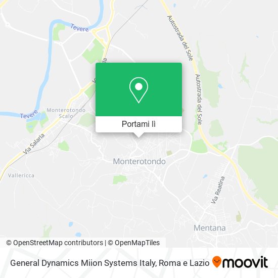 Mappa General Dynamics Miion Systems Italy