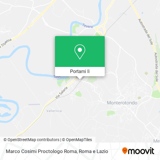 Mappa Marco Cosimi Proctologo Roma