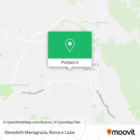 Mappa Benedetti Mariagrazia