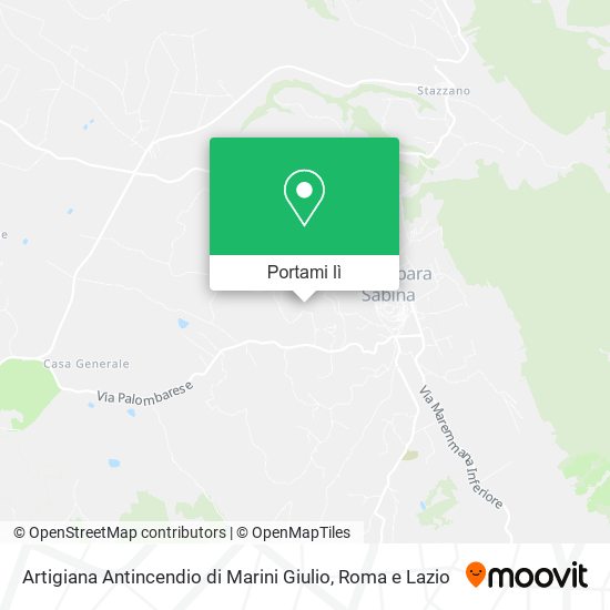 Mappa Artigiana Antincendio di Marini Giulio