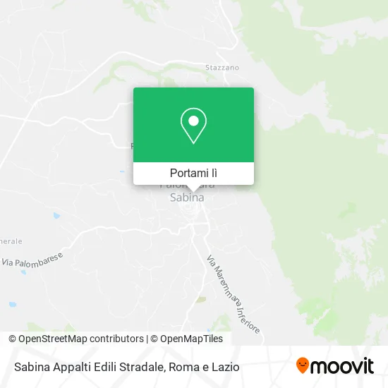 Mappa Sabina Appalti Edili Stradale