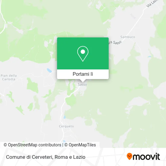 Mappa Comune di Cerveteri