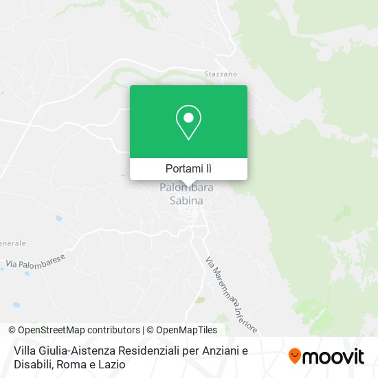 Mappa Villa Giulia-Aistenza Residenziali per Anziani e Disabili