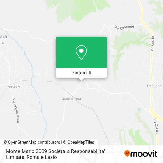 Mappa Monte Mario 2009 Societa' a Responsabilita' Limitata