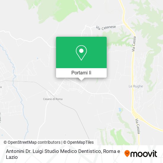 Mappa Antonini Dr. Luigi Studio Medico Dentistico