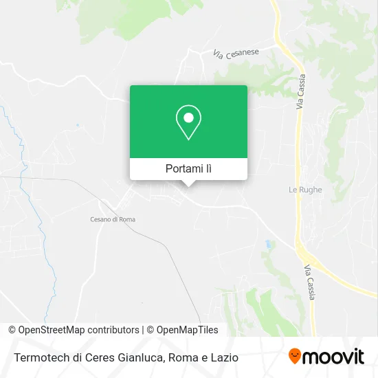 Mappa Termotech di Ceres Gianluca