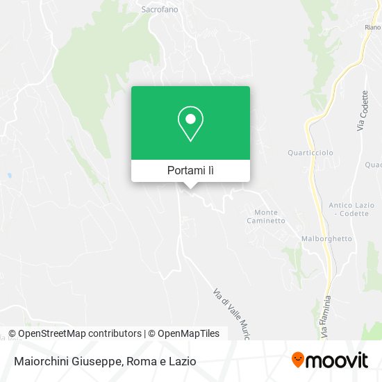 Mappa Maiorchini Giuseppe