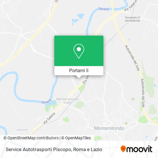 Mappa Service Autotrasporti Piscopo