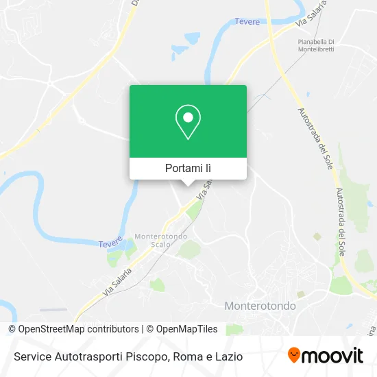 Mappa Service Autotrasporti Piscopo