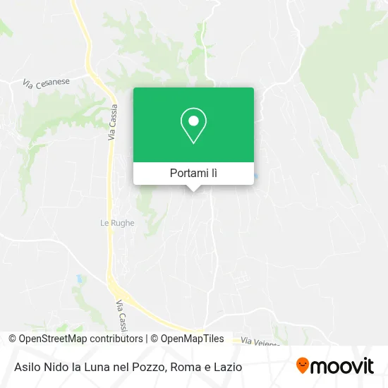 Mappa Asilo Nido la Luna nel Pozzo