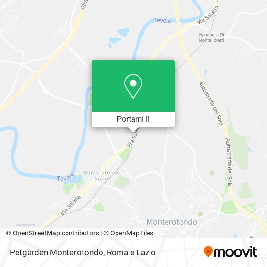 Mappa Petgarden Monterotondo