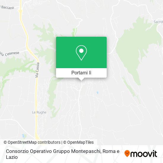 Mappa Consorzio Operativo Gruppo Montepaschi