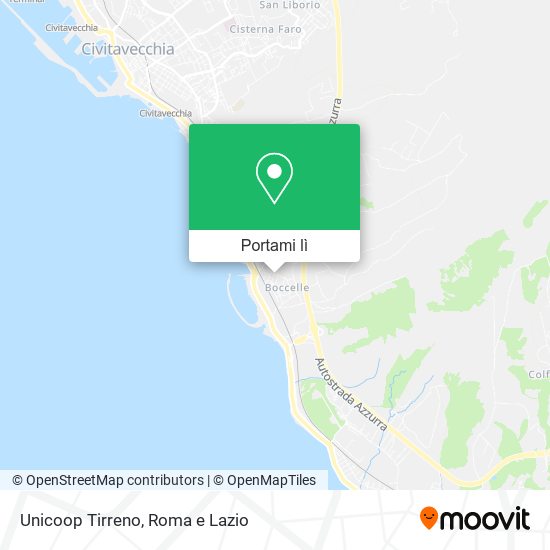 Mappa Unicoop Tirreno