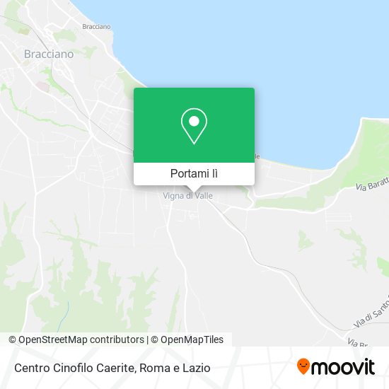 Mappa Centro Cinofilo Caerite
