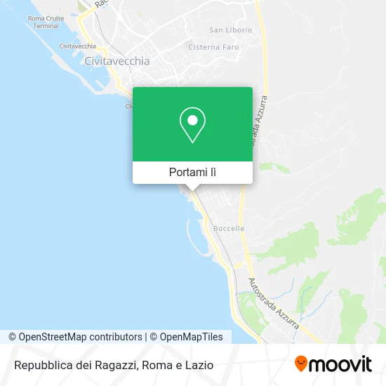 Mappa Repubblica dei Ragazzi
