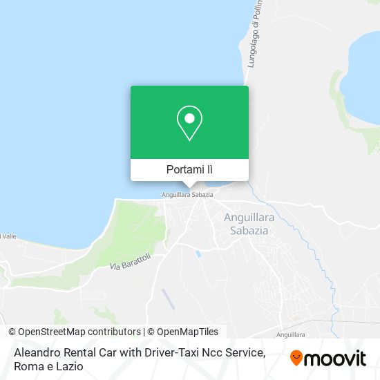 Mappa Aleandro Rental Car with Driver-Taxi Ncc Service