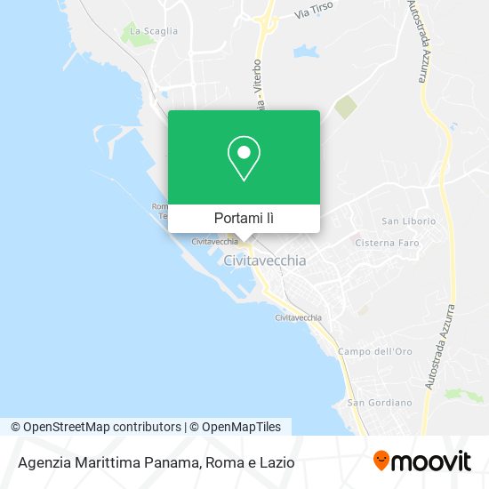 Mappa Agenzia Marittima Panama