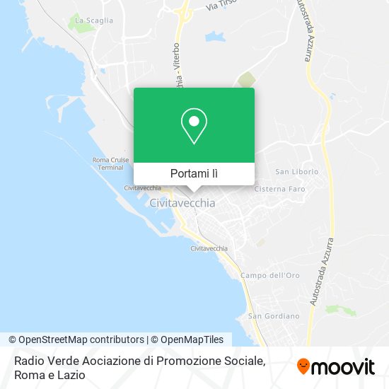 Mappa Radio Verde Aociazione di Promozione Sociale