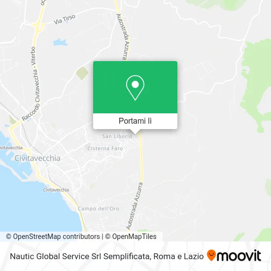 Mappa Nautic Global Service Srl Semplificata