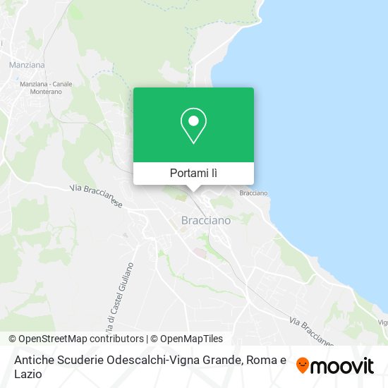 Mappa Antiche Scuderie Odescalchi-Vigna Grande