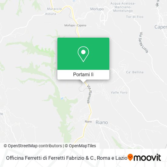 Mappa Officina Ferretti di Ferretti Fabrizio & C.