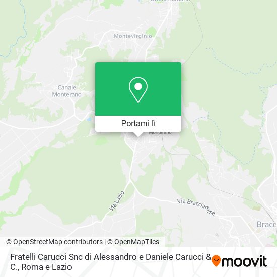 Mappa Fratelli Carucci Snc di Alessandro e Daniele Carucci & C.