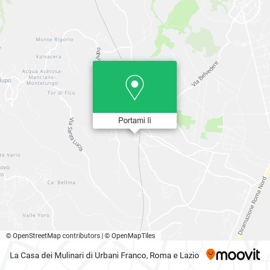 Mappa La Casa dei Mulinari di Urbani Franco